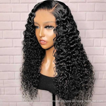 Pre Plucked Lace Closure Hair Wig Density 150 Curly 4*4 Lace Closure Human Hair Wigs